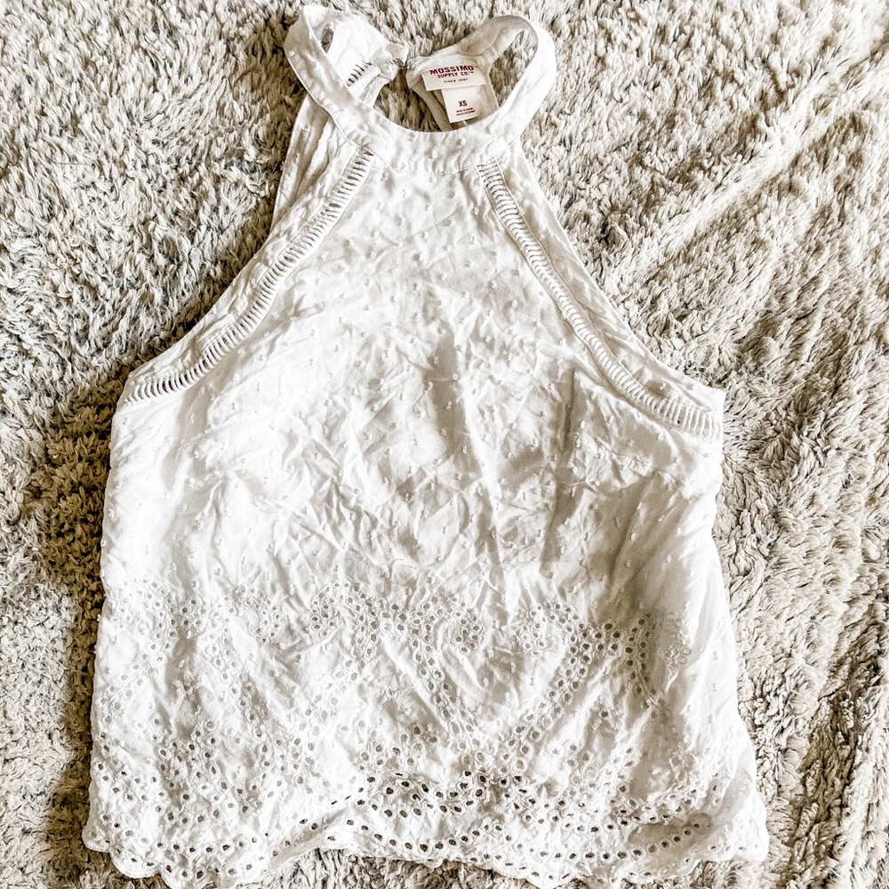 Summer Lacey Racer Tank Top - XS